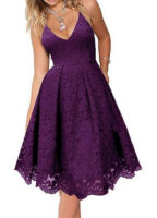 Elegáns ruha hivatalos alkalomra, lenyűgöző lila színben