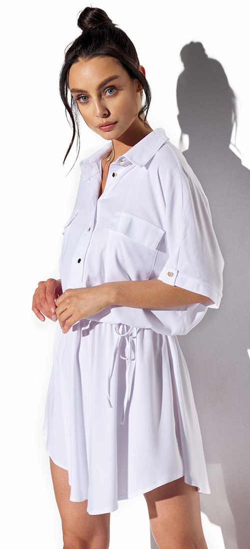Fehér női ingruha elegáns és időtlen szabásban