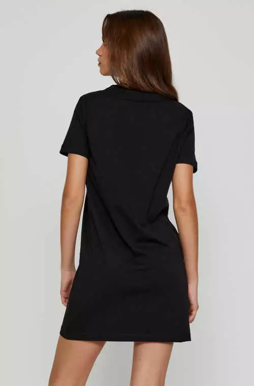Fekete rövid ruha Versace
