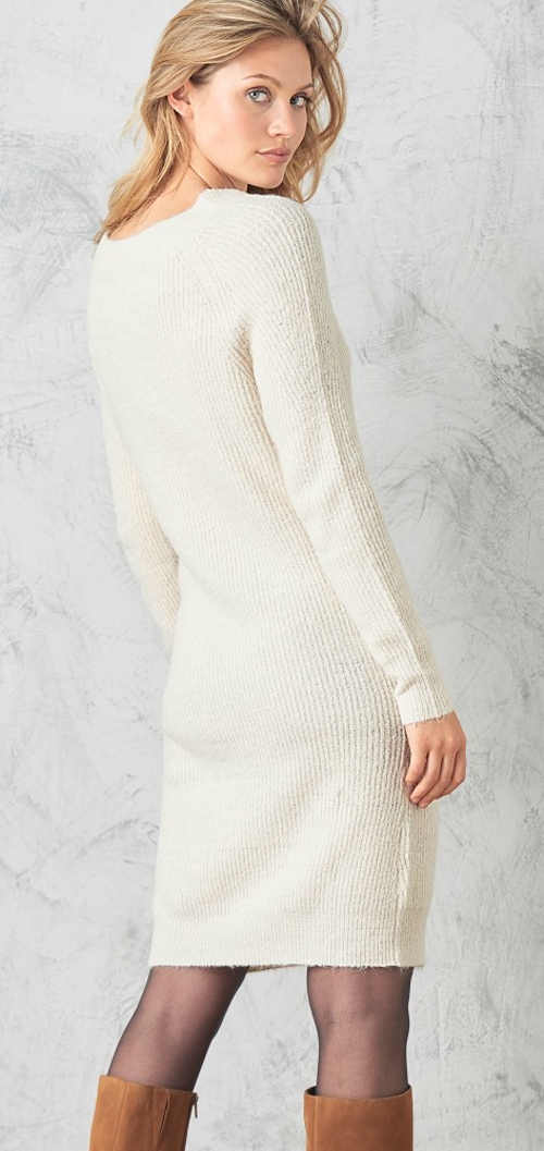 Kötött pulóver téli ruha
