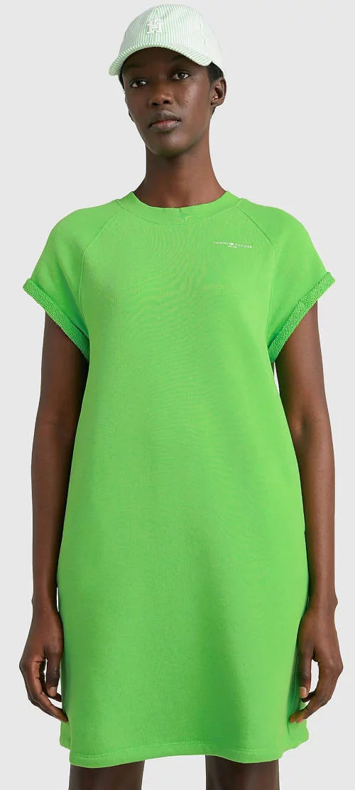 Neonzöld rövid sportruha nőknek Tommy Hilfiger